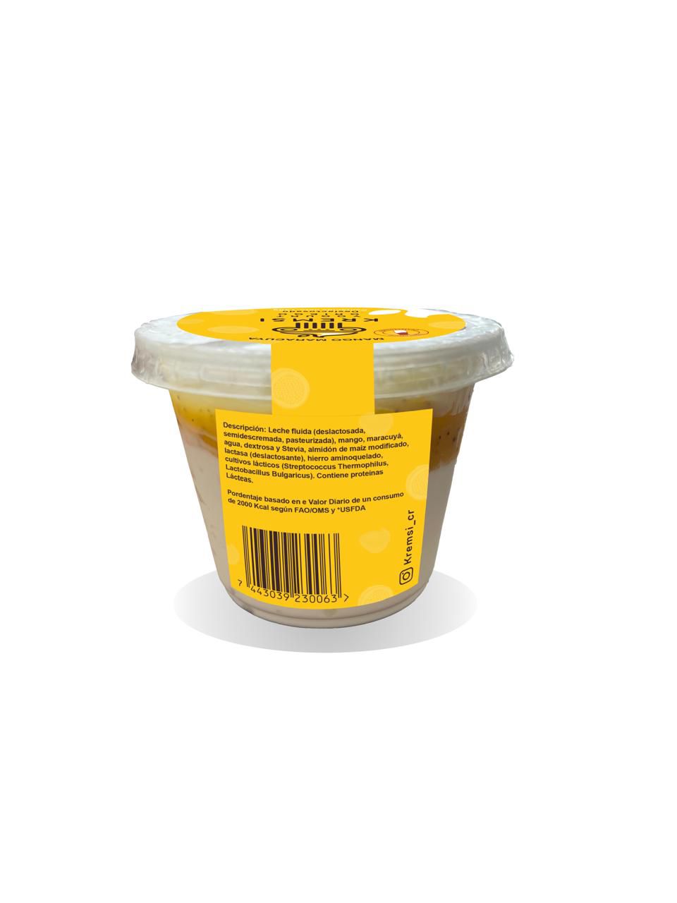 Topping de mango-maracuyá